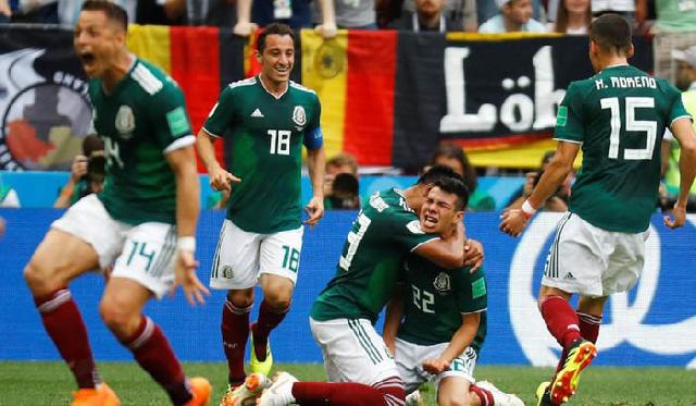 Piala Dunia 2018, Mengejutkan, Meksiko Tumbangkan Jerman 1-0